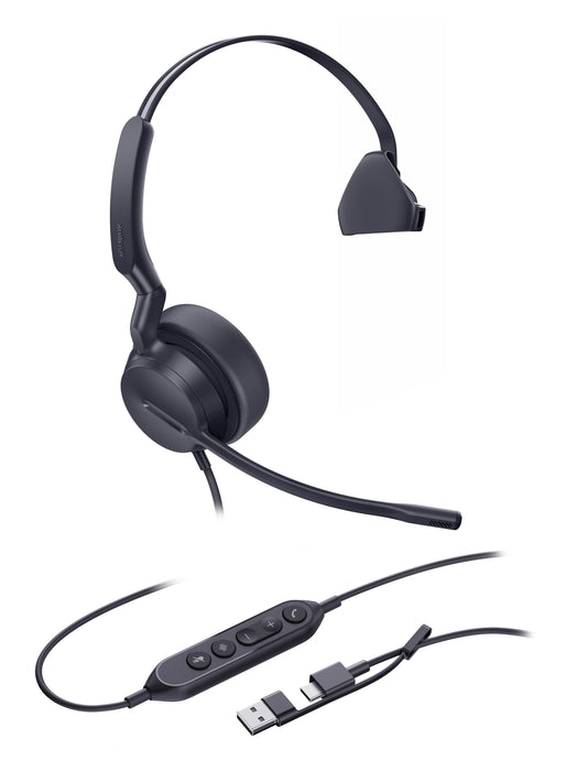 EAN 6938818323094 - Yealink UH42 Mono UC USB-C/A Auriculares Alámbrico Diadema Llamadas/Música USB Type-C / USB Type-A Negro imagen 2