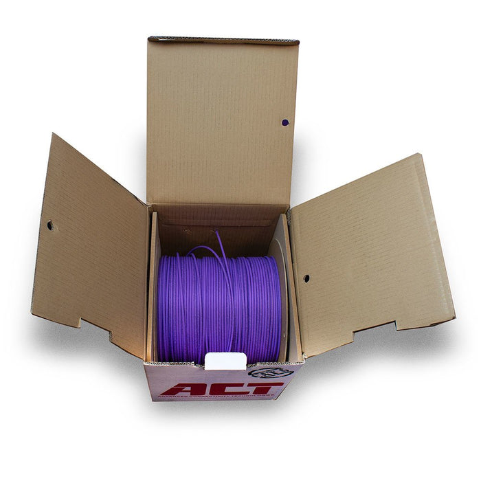Cat 6 U Utp Solid Installation Cable Without Pair Splitter, Lszh, Cpr Euroclass Dca, 24awg, Violeta 305 Meter