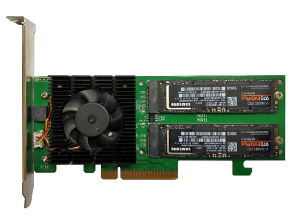 Highpoint Ssd7202 Controlado Raid Pci Express X8 3.0, 4.0 8 Gbit/S, Controlador Pci Express 3.0, Pci Express X8, 3.0, 4.0, 0, 1, 8 Gbit/S, Low-Profile Md2 Pcie Aic