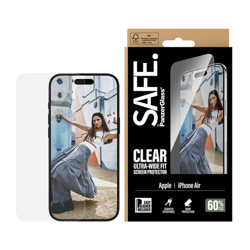 EAN 5715685025884 - PanzerGlass SAFE. by ® Screen Protector iPhone Air | Ultra-Wide Fit w. EasyAligner Protector de pantalla  imagen 2