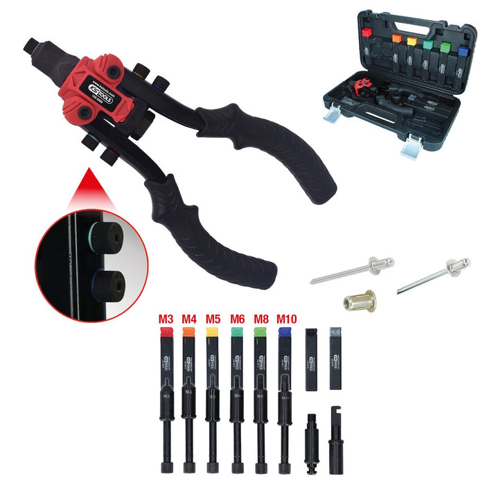 Ks Tools 3 In 1 Nietzangen-Satz 15-Tlg