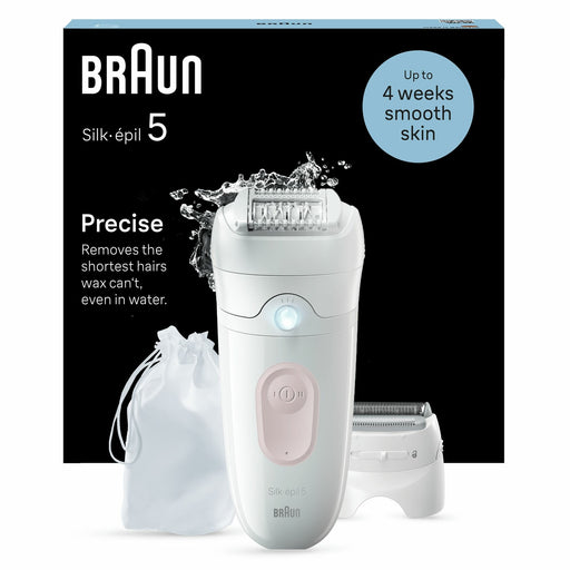EAN 7500435225045 - Braun Silk-épil 5 5-030 28 pinzas Rosa, Blanco imagen 2