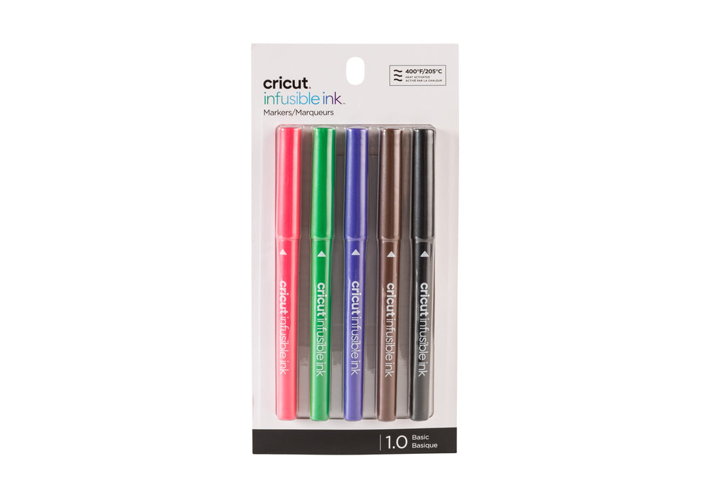 Cricut 2006256 Rotulador Negro, Marrón, Verde, Púrpura, Rojo 5 Pieza(S)