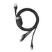 EAN 6953156229822 - Baseus Zinc Magnetic Safe cable de teléfono móvil Negro, Gris 1,2 m USB A Lightning + micro-USB B + USB C imagen 5