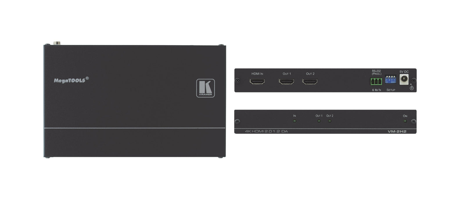 EAN 7291063079147 - Kramer Electronics VM-2H2 amplificador de línea de video Negro imagen 1