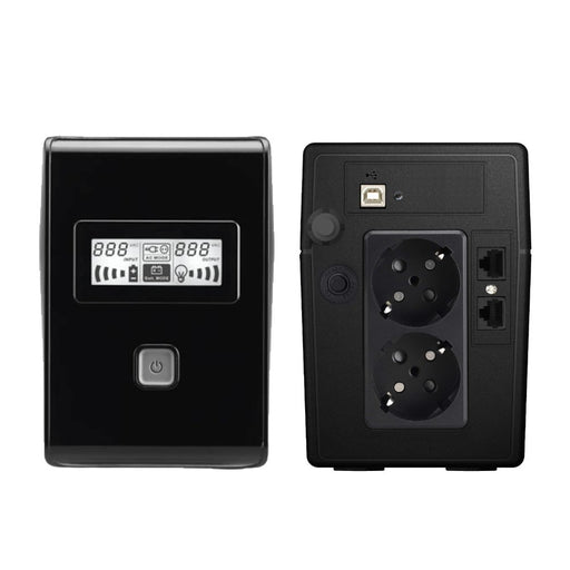 EAN 5605922011988 - Phasak Esential sistema de alimentación ininterrumpida (UPS) Línea interactiva 0,65 kVA 360 W 2 salidas A imagen 2