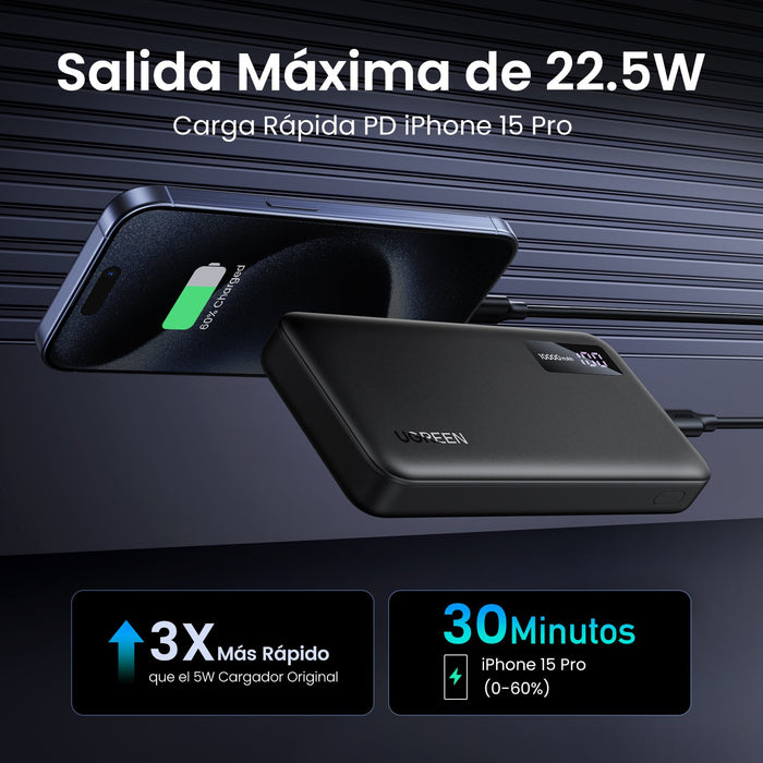 EAN 6941876227426 - Ugreen 25742 batería externa Ión de litio 10000 mAh Negro imagen 14
