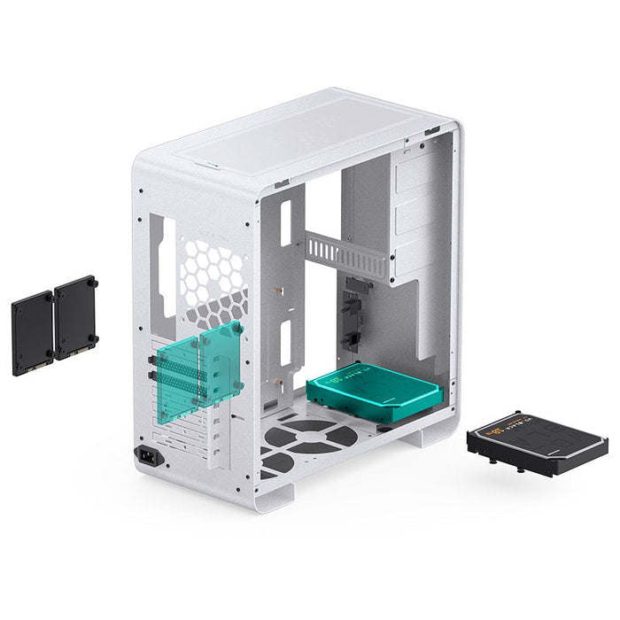Jonsbo U4 Pro Mesh Midi-Tower - Blanco