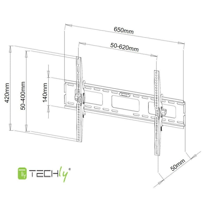 EAN 8057685301276 - Techly ICA-PLB 131L soporte para TV 165,1 cm (65") Negro imagen 4