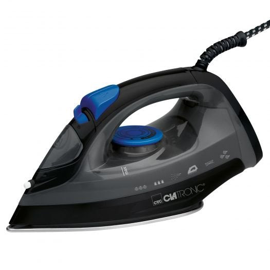 EAN 4006160638554 - Clatronic DB 3703 Plancha vapor-seco Suela de acero inoxidable 1800 W Negro, Gris imagen 1