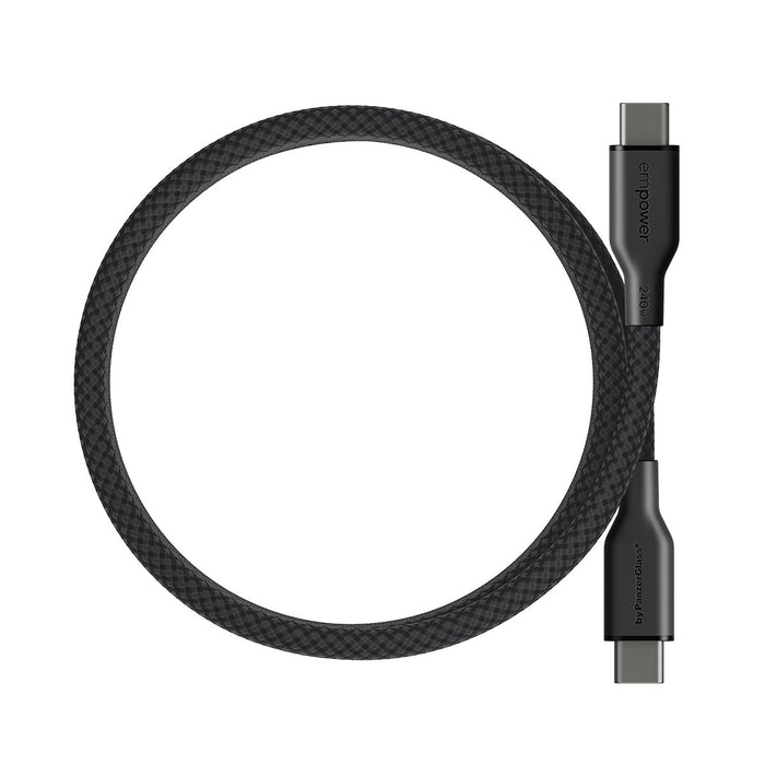 EAN 5715685027697 - PanzerGlass empower™ by ® Magnetic 240W USB-C to USB-C Cable | USB 2.0 | 1.5M | Space Black cable USB 1,5 imagen 4