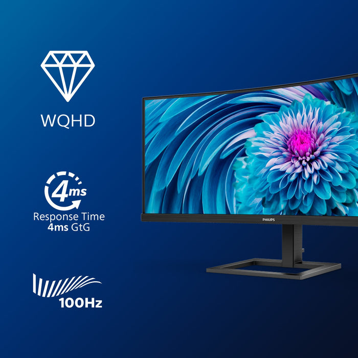 EAN 8712581770662 - Philips E Line 346E2CUAE/00 pantalla para PC 86,4 cm (34") 3440 x 1440 Pixeles Wide Quad HD+ LCD Negro imagen 8