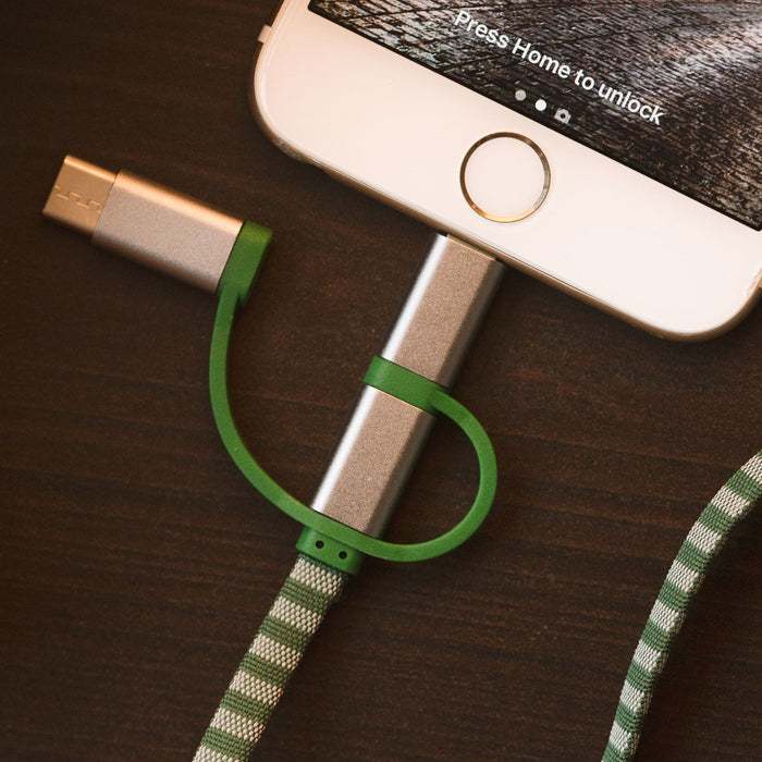 EAN 5060613317730 - Thumbs Up 1002654 cable USB 1 m USB A Micro-USB B Verde, Gris imagen 6