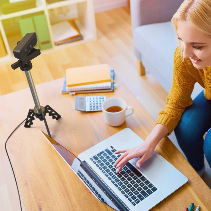 Cámara Web J5create Jvcu100-N  Hd Usb Con Rotación De 360°
