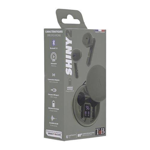 EAN 3303170109304 - T'nB SHINY 2 Auriculares True Wireless Stereo (TWS) Dentro de oído Llamadas/Música Bluetooth Verde imagen 6