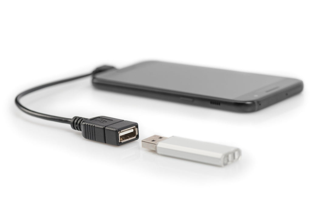 EAN 4016032339076 - Digitus AK-300313-002-S cable USB USB 2.0 Micro-USB B USB A Negro imagen 2
