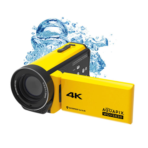 EAN 4260041686403 - Aquapix WDV5630 Videocámara manual 13 MP 4K Ultra HD Amarillo imagen 1
