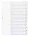 EAN 4005546630106 - Durable 6821-19 Separador numérico con pestaña Transparente imagen 1