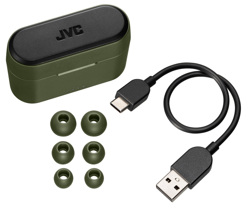 Jvc Ha-A9t Powerful Sound True Wireless Headphones Green
