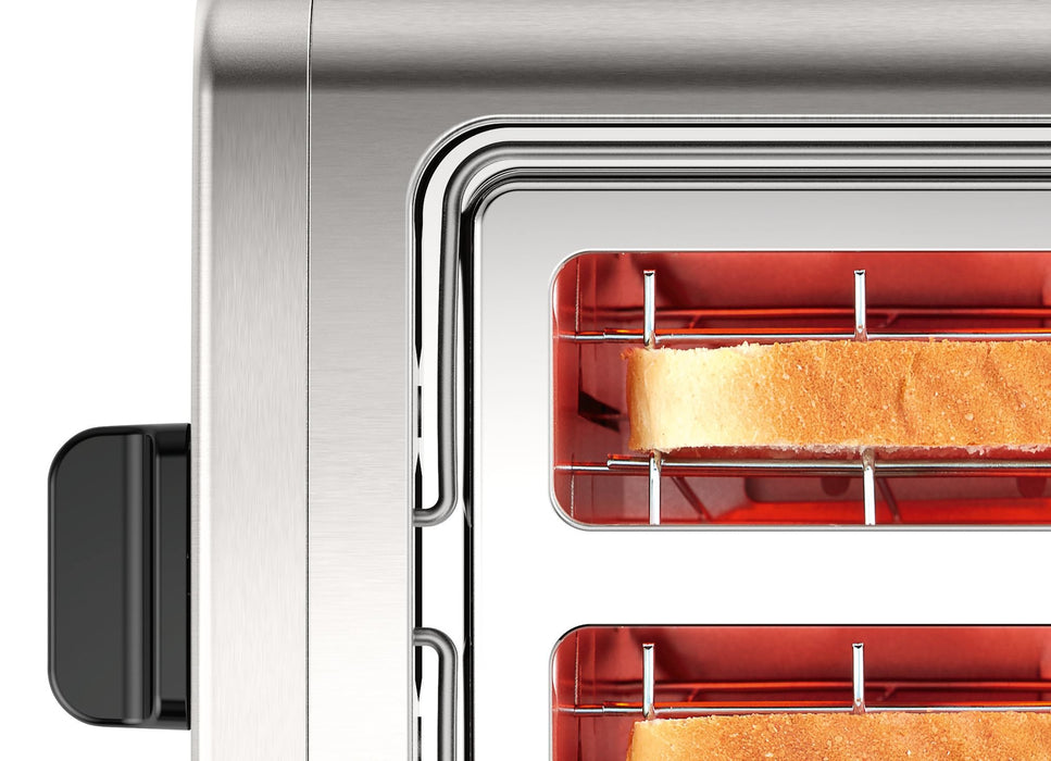 EAN 4242005188987 - Bosch TAT5P420 tostadora 2 rebanada(s) 970 W Negro, Acero inoxidable imagen 3