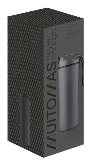 Never Fall Down Wbottle 450ml Bk