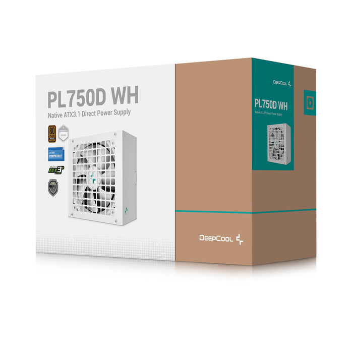 EAN 6933412721437 - DeepCool PL750D WH unidad de fuente de alimentación 750 W 20+4 pin ATX ATX Blanco imagen 9