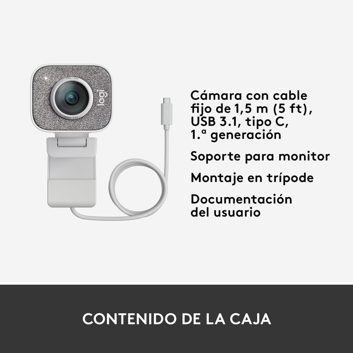EAN 5099206087682 - Logitech 960-001297 cámara web 1920 x 1080 Pixeles USB Blanco imagen 22
