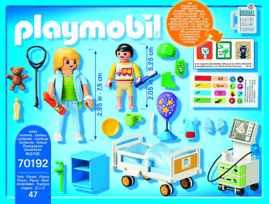 Playmobil Ciudad Hospital Sala Hospital Infantil