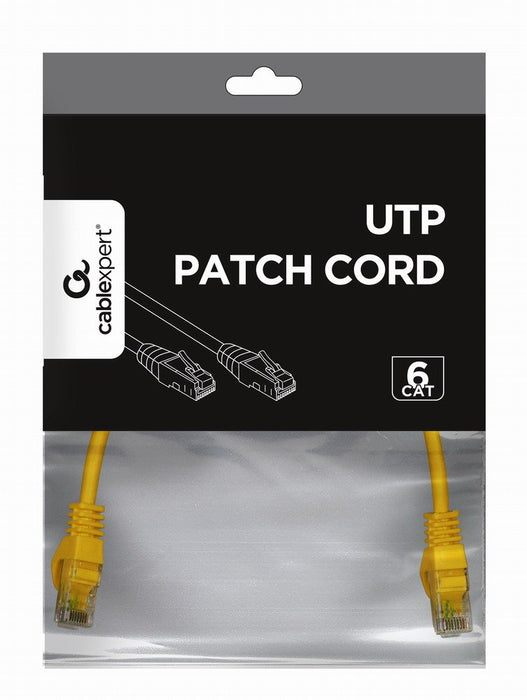 EAN 8716309093033 - Gembird PP6U-0.25M/Y cable de red Amarillo 0,25 m Cat6 U/UTP (UTP) imagen 3