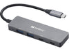 EAN 5705730136504 - Sandberg 136-50 hub de interfaz USB Tipo C 5000 Mbit/s Gris imagen 1