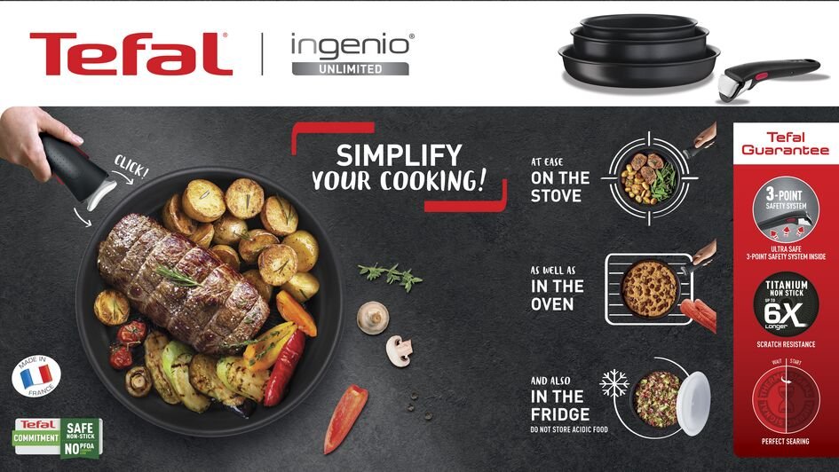 EAN 3168430334632 - Tefal L76377 kit de cacerolas imagen 9