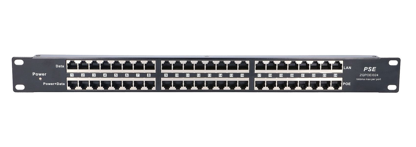 Extralink 24 Port | Poe Injector | 24x 100mb/S Rj45, Rackmount
