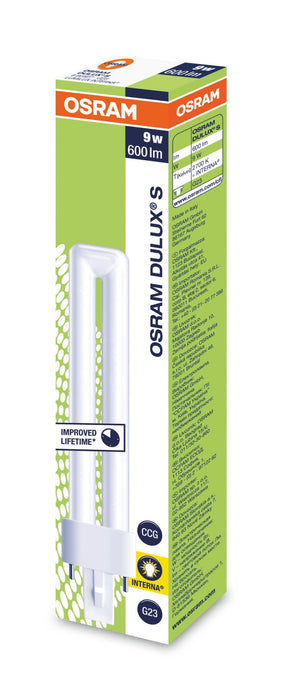 Osram Dulux S Energiesparlampe 9w/827 G23 Fs1