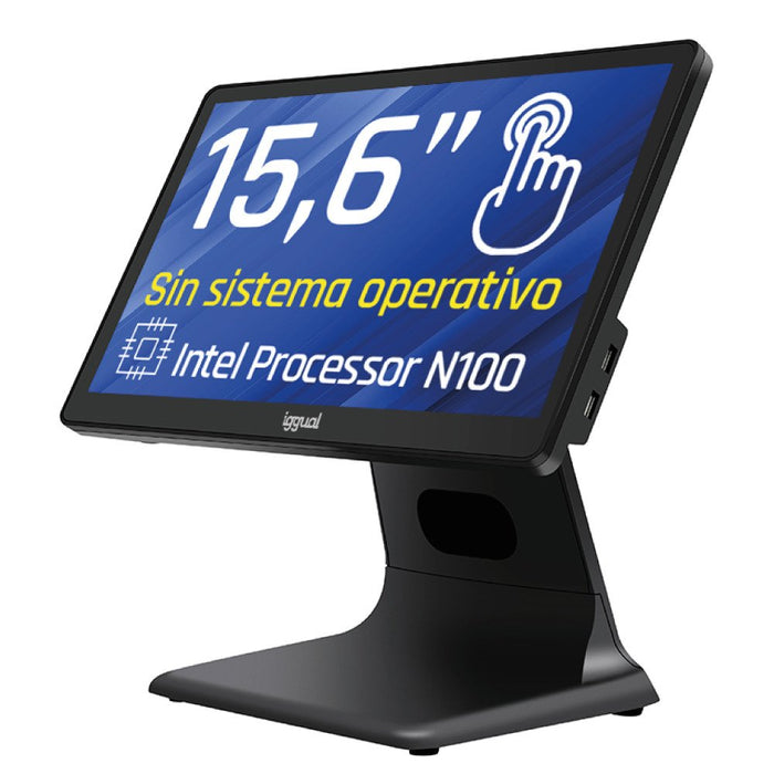 EAN 8435364320204 - iggual AIO B156.64.1000SO Todo-en-Uno 39,6 cm (15.6") 1920 x 1080 Pixeles Pantalla táctil Negro imagen 1