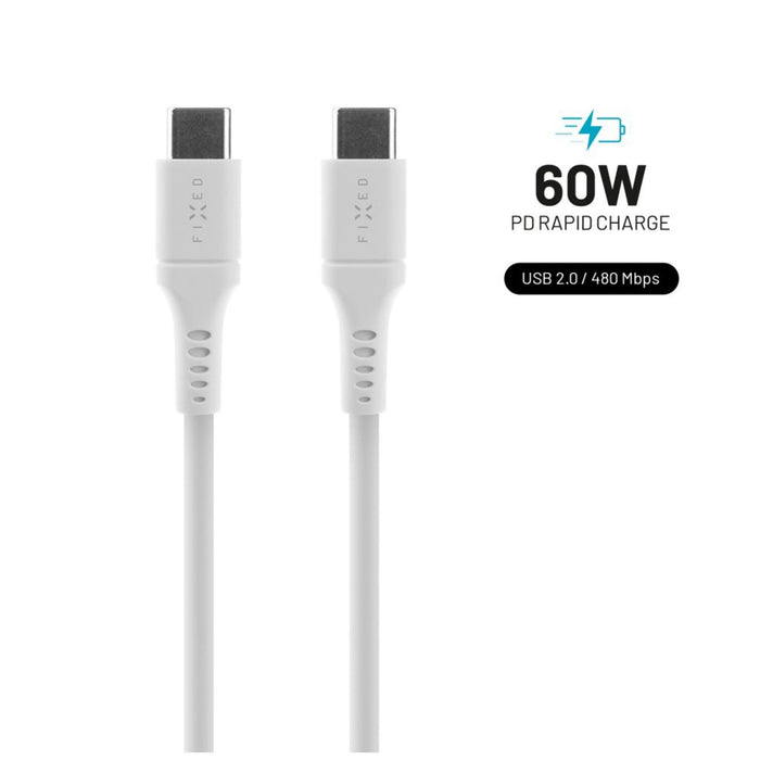 EAN 8591680147267 - FIXED FIXDLS-CC05-WH cable USB USB 2.0 0,5 m USB C 4,8 Gbit/s Blanco imagen 1