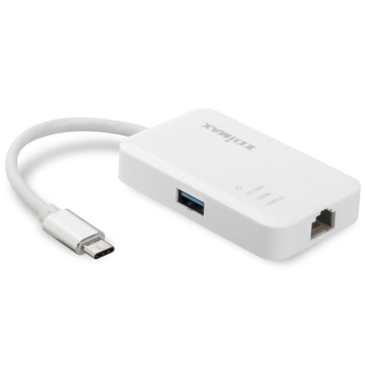 EAN 4717964701794 - Edimax EU-4308 base para portátil y replicador de puertos USB 3.2 Gen 1 (3.1 Gen 1) Type-C Blanco imagen 2