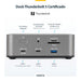 EAN 0065030923118 - StarTech.com 215UE-TB5USB4DOCK base para portátil y replicador de puertos Alámbrico Gris imagen 5