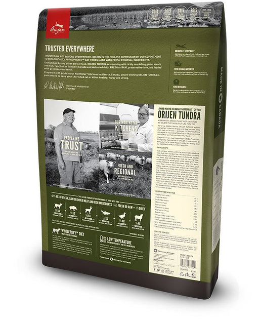 EAN 0064992283544 - Orijen Tundra alimento seco para gatos 5,4 kg Adulto Cabra, Jabalí, Pato imagen 2