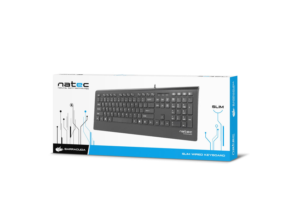 EAN 5901969426878 - NATEC Barracuda teclado Universal USB QWERTY Español Negro imagen 6