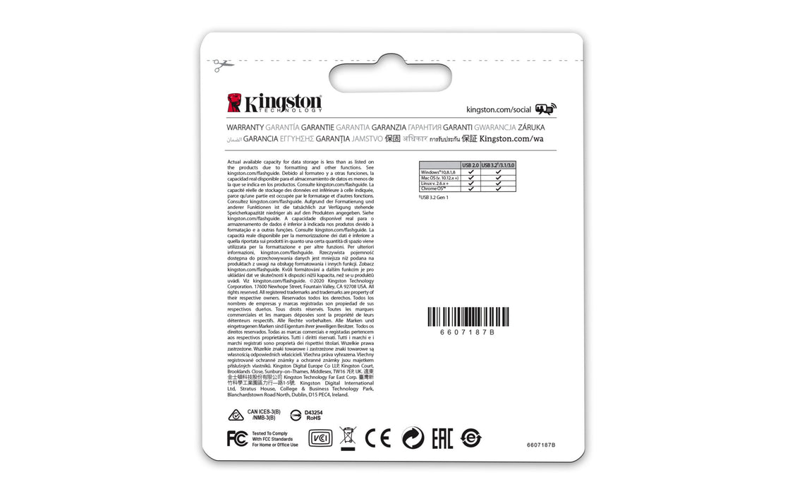 EAN 0740617327984 - Kingston Technology DataTraveler Micro unidad flash USB USB tipo A 3.2 Gen 1 (3.1 Gen 1) Plata imagen 5