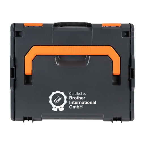 EAN 4262403288560 - Brother ZPTOUCHLBOXXKOMPL caja para equipo Portaaccesorios de viaje rígido Negro, Naranja imagen 1