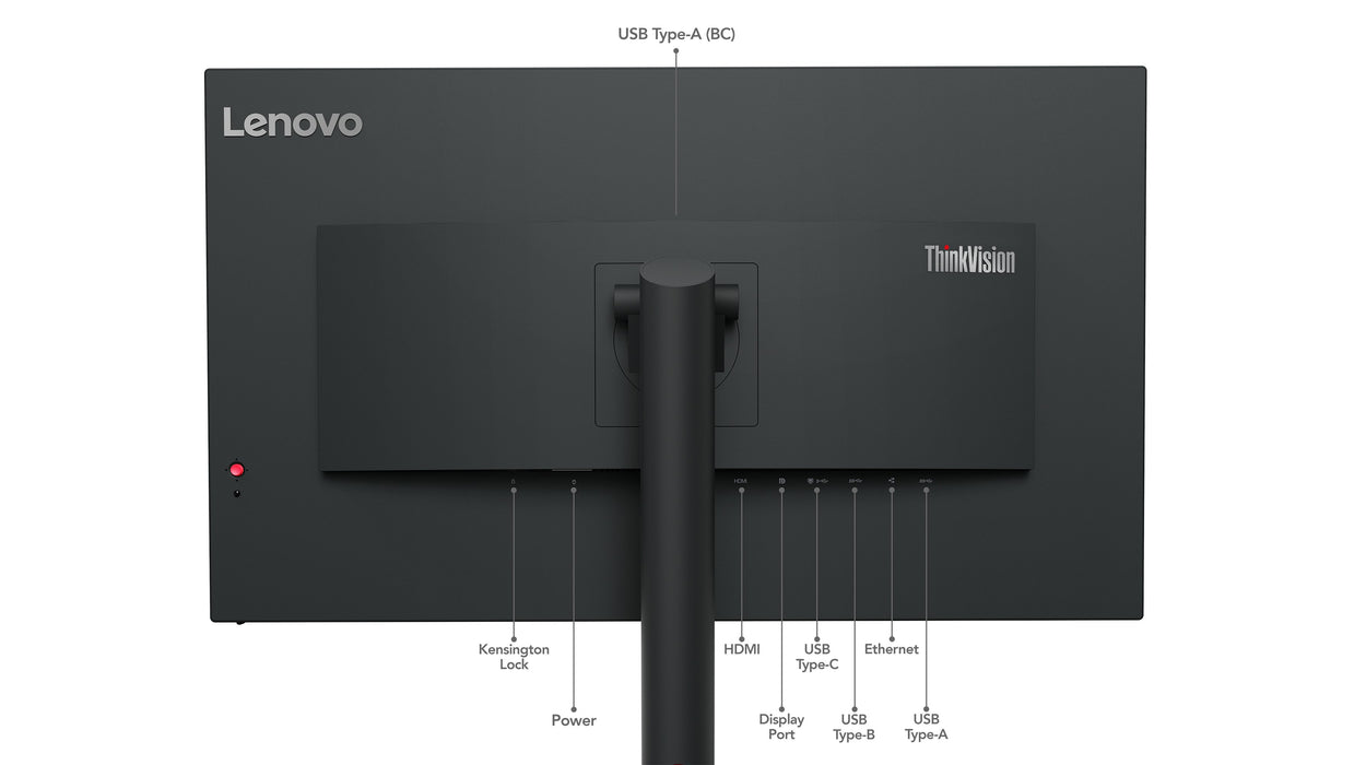 EAN 0196801203211 - Lenovo ThinkVision T32p-30 pantalla para PC 80 cm (31.5") 3840 x 2160 Pixeles 4K Ultra HD LED Negro imagen 10