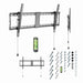 EAN 8716309126182 - Gembird WM-90T-01 soporte para TV 2,29 m (90") Negro imagen 2