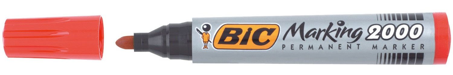 EAN 3086122000033 - BIC 8209133 marcador permanente Punta redonda Rojo 1 pieza(s) imagen 1