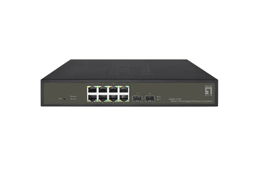 EAN 4015867229217 - LevelOne GES-2110P switch Gestionado L2 Gigabit Ethernet (10/100/1000) Energía sobre Ethernet (PoE) Negro imagen 1