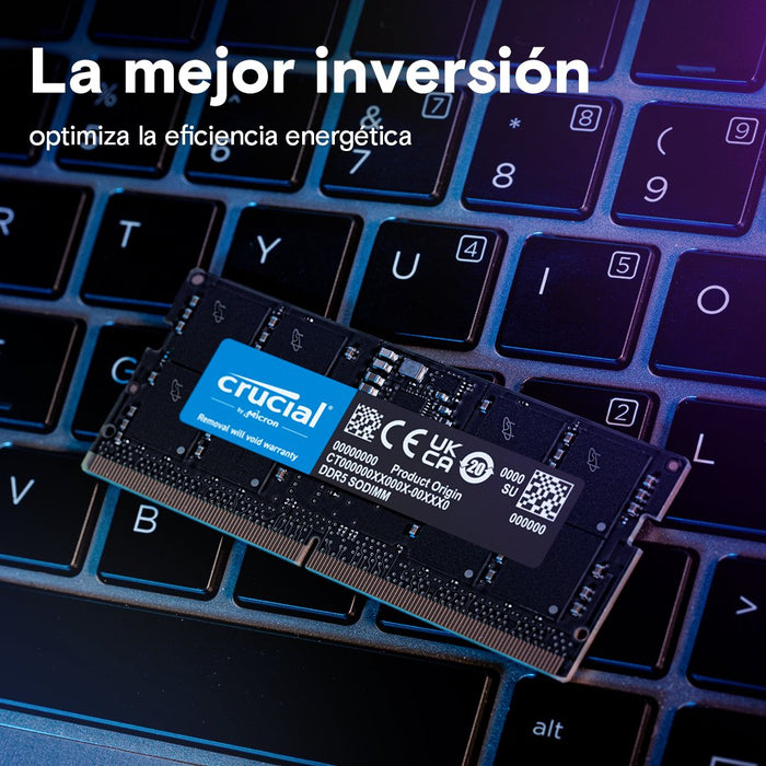 EAN 0649528944160 - Crucial CT64G56C46S5 módulo de memoria 64 GB 1 x 64 GB DDR5 262-pin SO-DIMM imagen 5