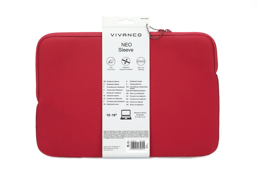 EAN 4008928639841 - Vivanco Neo 40,6 cm (16") Funda Rojo imagen 6