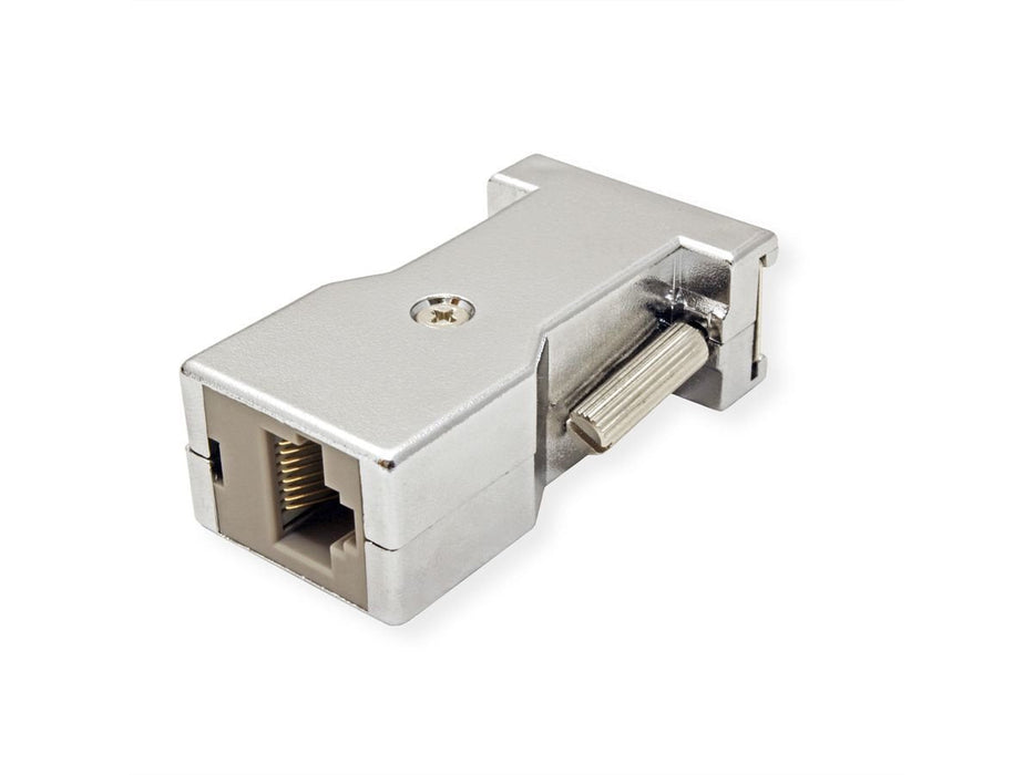 Roline Db9 Buchse-Rj45 Buchse 8p 8c 8ltg., Silberfarben