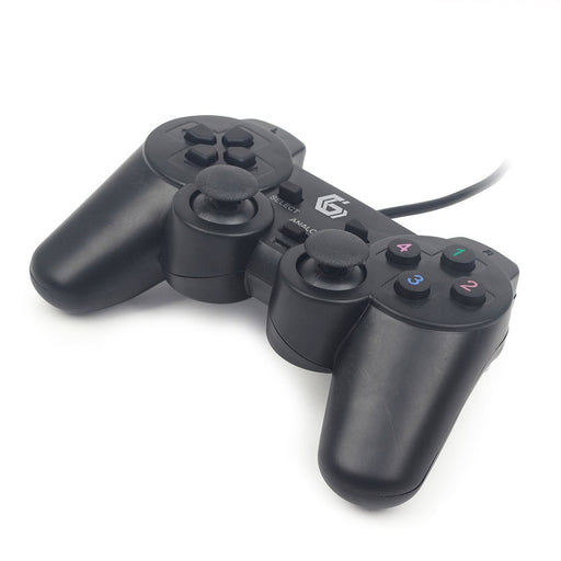 EAN 8716309087636 - Gembird JPD-UDV-01 mando y volante Negro USB 2.0 Gamepad Analógico/Digital PC imagen 1
