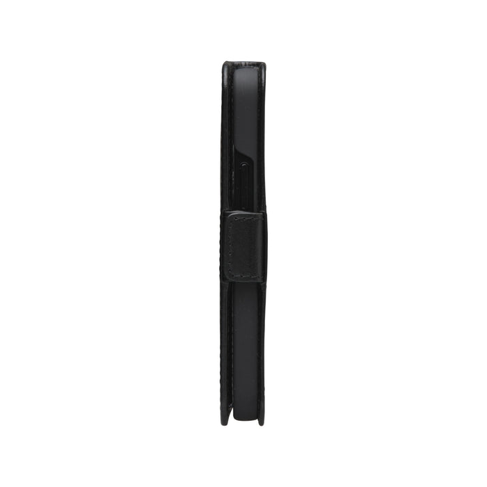 Dbramante1928 Copenhagen Slim Funda Con Tapa Para Teléfono Móvil Cuero De Grano Entero Negro Para Apple Iphone 12 Mini